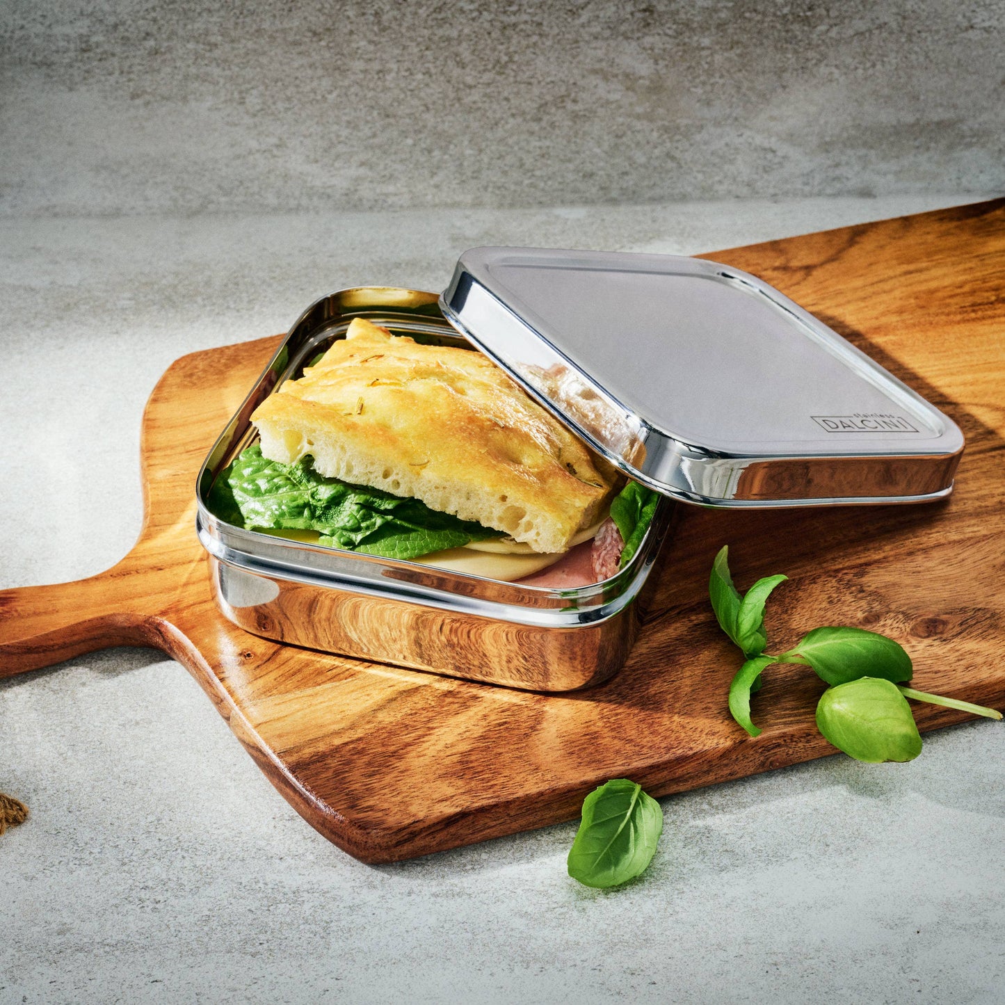 Sandwich Square Stainless Steel Container