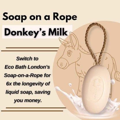 Soap on a Rope 7.76 oz (220 g) - Handmade Natural Bar Soap