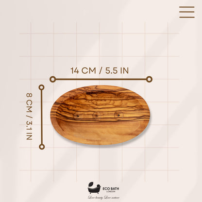 Natural Wood Soap Dish - Handcrafted Bathroom Accessory