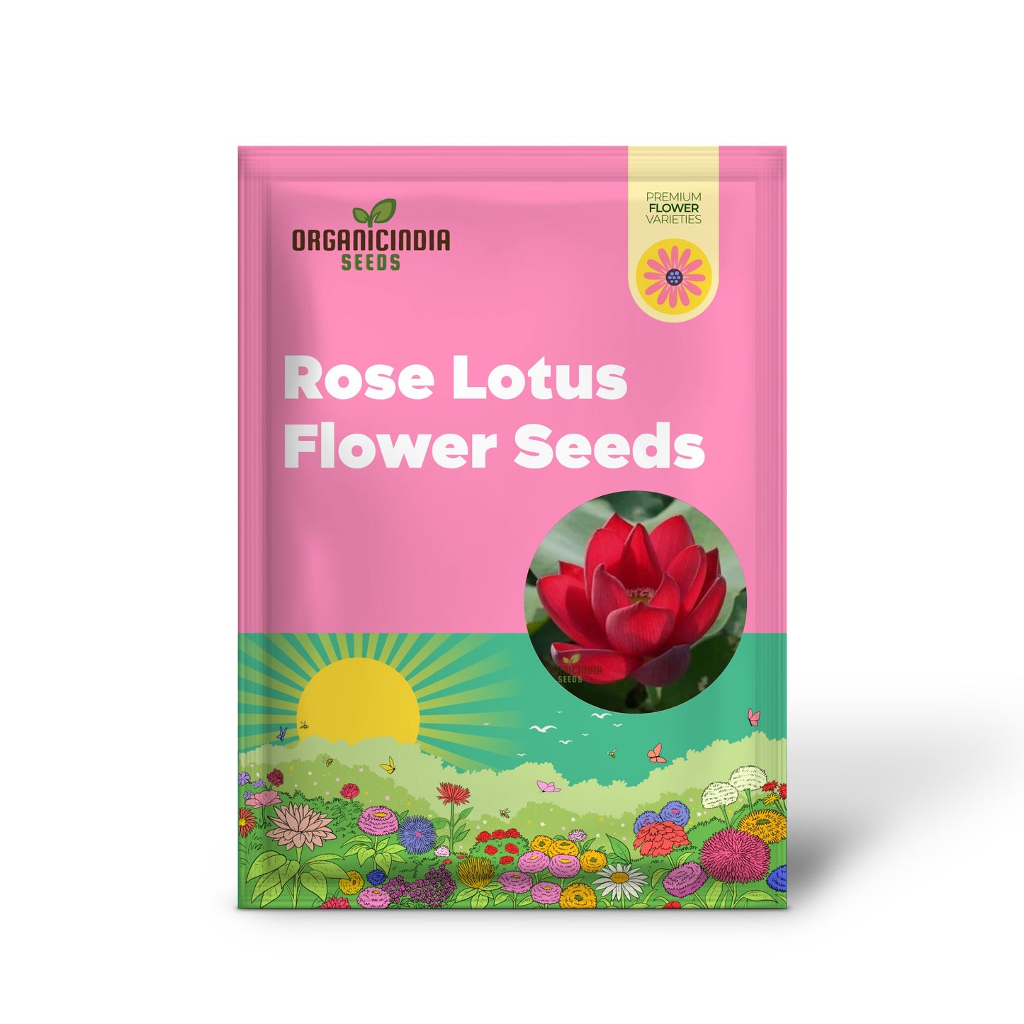 Red Rose Lotus Flower Seeds