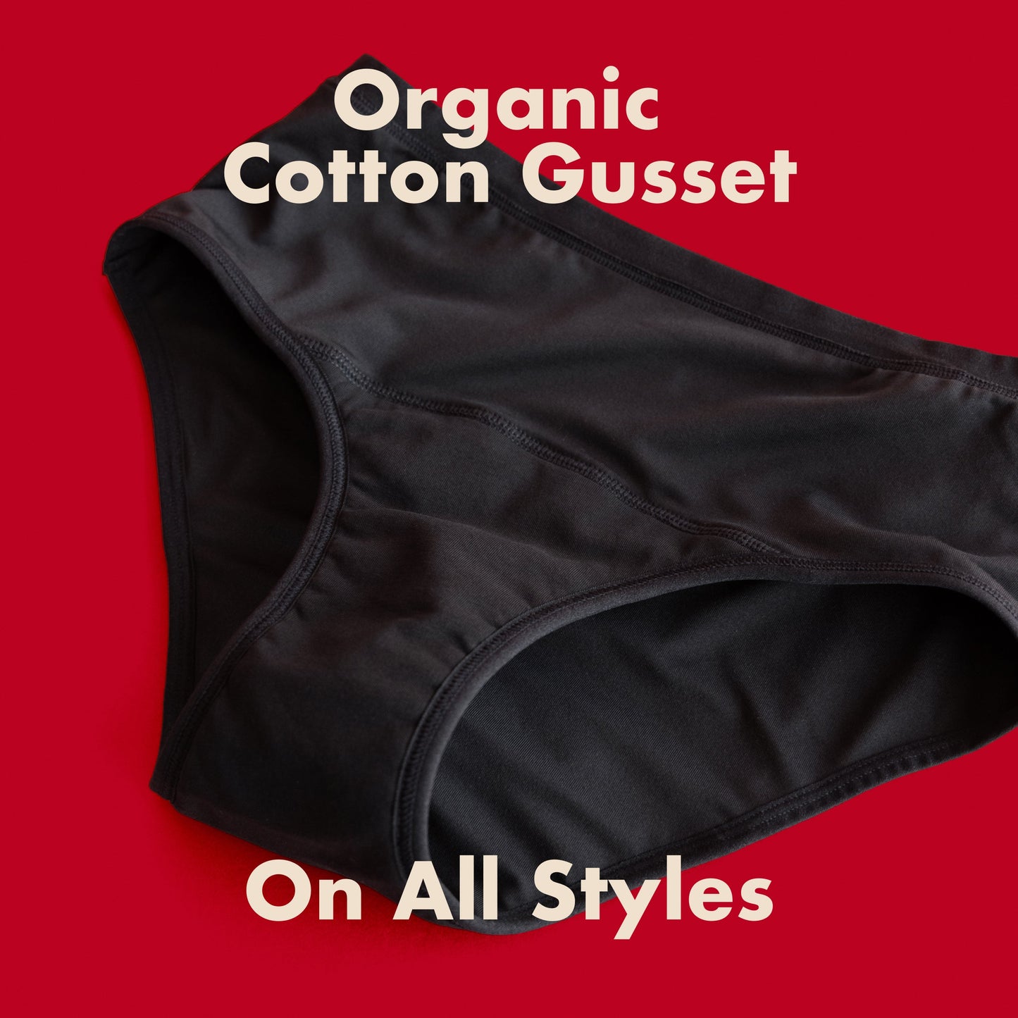The High Waisted Period. in Cotton For Medium Flows