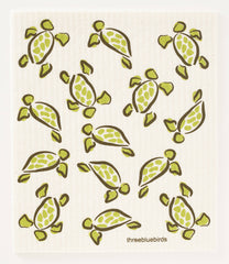 Sea Turtles Swedish Dishcloth