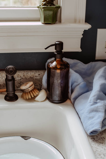 Bottle Pump Top Matte Black (Glass Jar not Included)