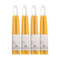 Hand-Dipped Beeswax Taper Candles - Bulk 4-Pair Bundle