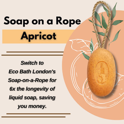 Soap on a Rope 7.76 oz (220 g) - Handmade Natural Bar Soap