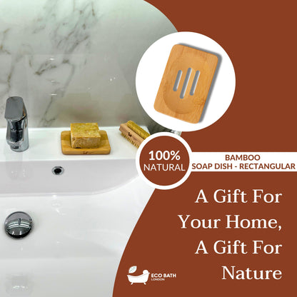 Natural Wood Soap Dish - Handcrafted Bathroom Accessory