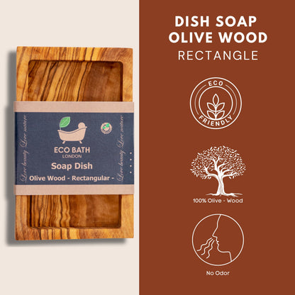Natural Wood Soap Dish - Handcrafted Bathroom Accessory