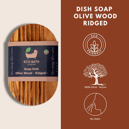 Natural Wood Soap Dish - Handcrafted Bathroom Accessory
