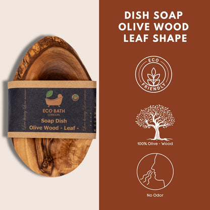 Natural Wood Soap Dish - Handcrafted Bathroom Accessory