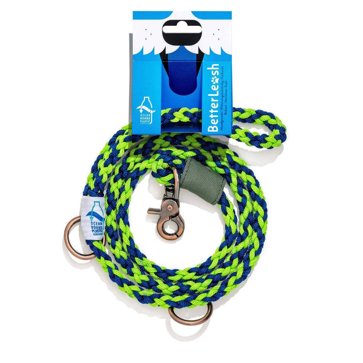 100% Fairtrade Recycled Ocean Bound Plastic - BETTERLEASH