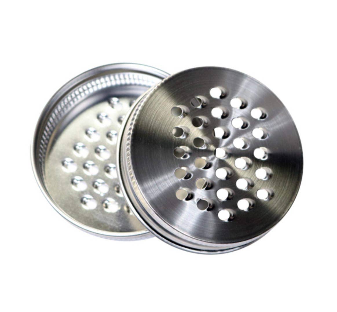 Stainless Steel Mason Jar Grater Lid