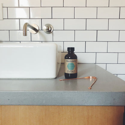 Mint Oral Care Ritual: Ayurvedic Oil Pulling & Tongue Cleaning