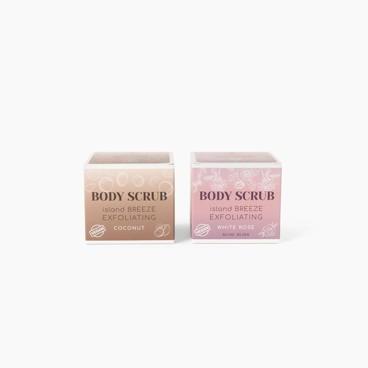 Natural Vegan Body Scrub (Rose or Coconut)