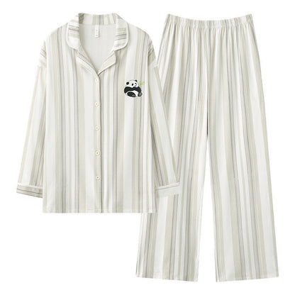 Pure cotton pajamas: Men and women's sizes