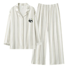 Pure cotton pajamas: Men and women's sizes