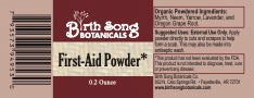 Herbal First Aid Powder