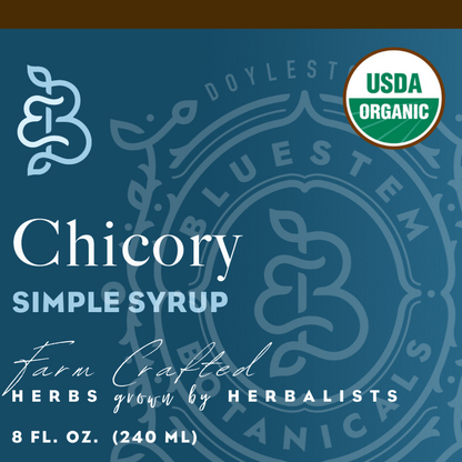 Roasted Chicory Root Simple Syrup