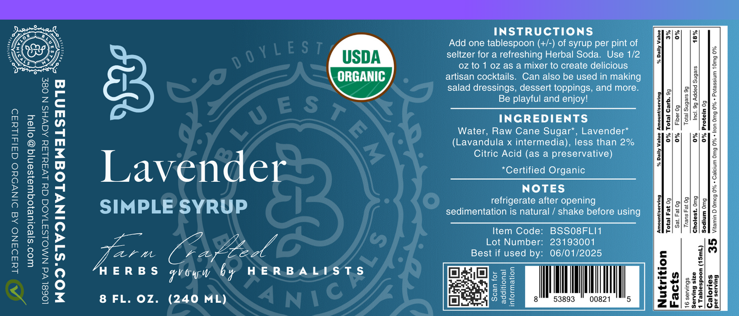 Lavender Simple Syrup