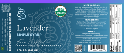 Lavender Simple Syrup