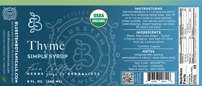 Thyme Simple Syrup