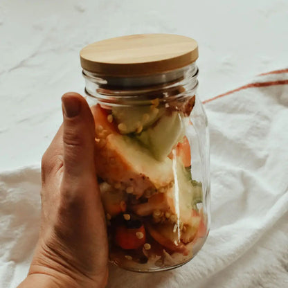 Bamboo Jar Lids - Jars not included