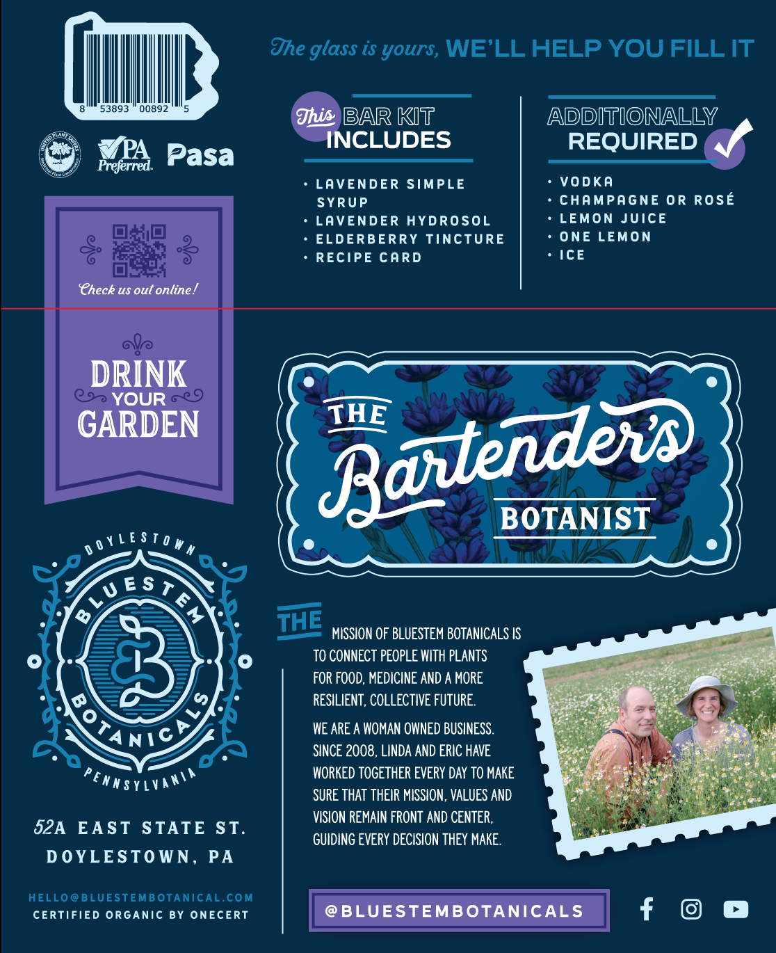 Lavender Mist Vodka Cocktail Kit