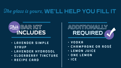 Lavender Mist Vodka Cocktail Kit