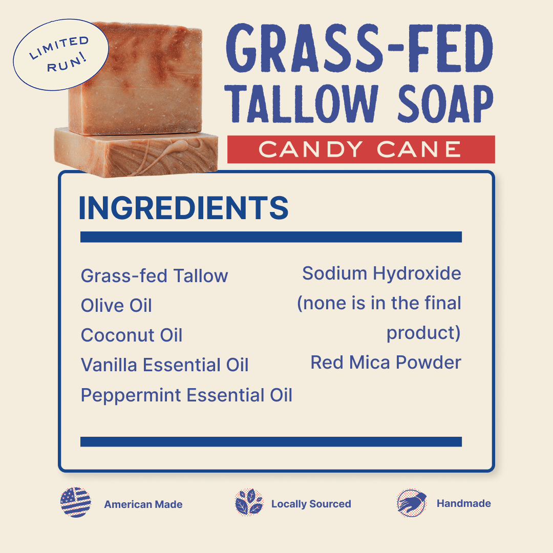 Grass-Fed Tallow Soap (2 Pack)
