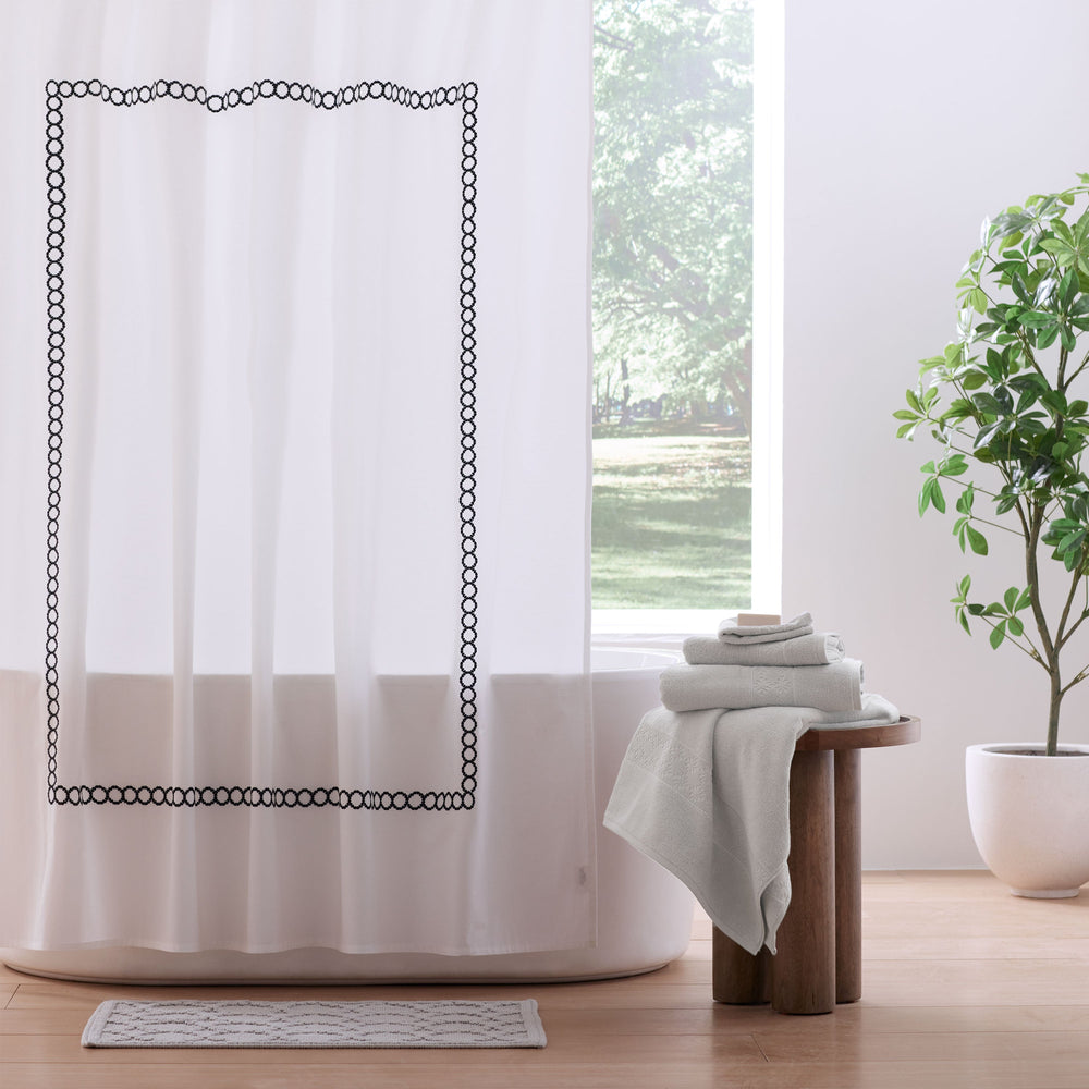 Savoy  Cotton Shower Curtain