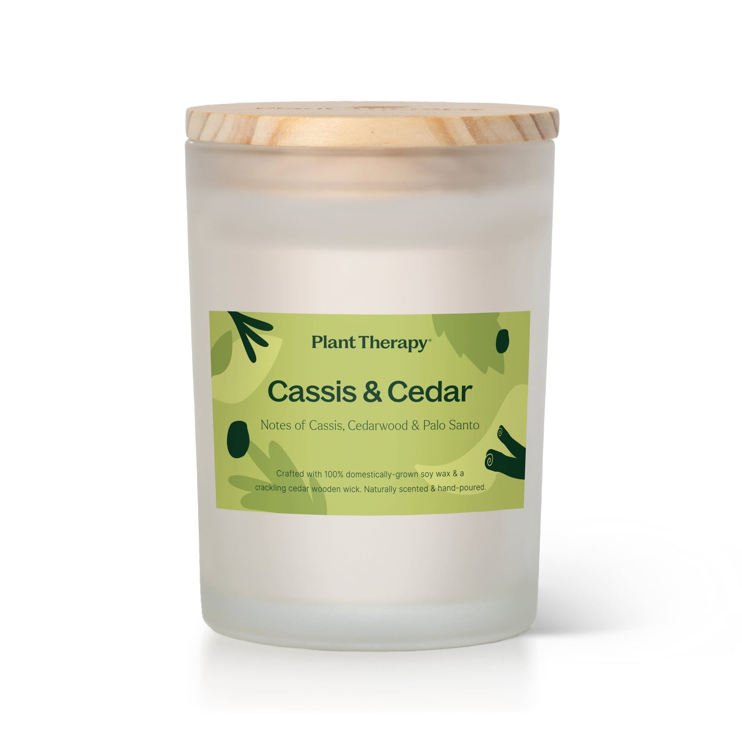 Cassis & Cedar Naturally Scented Candle