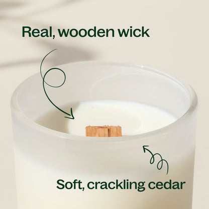 Cassis & Cedar Naturally Scented Candle