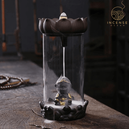 Ceramic Sun Wukong Backflow Incense Burner