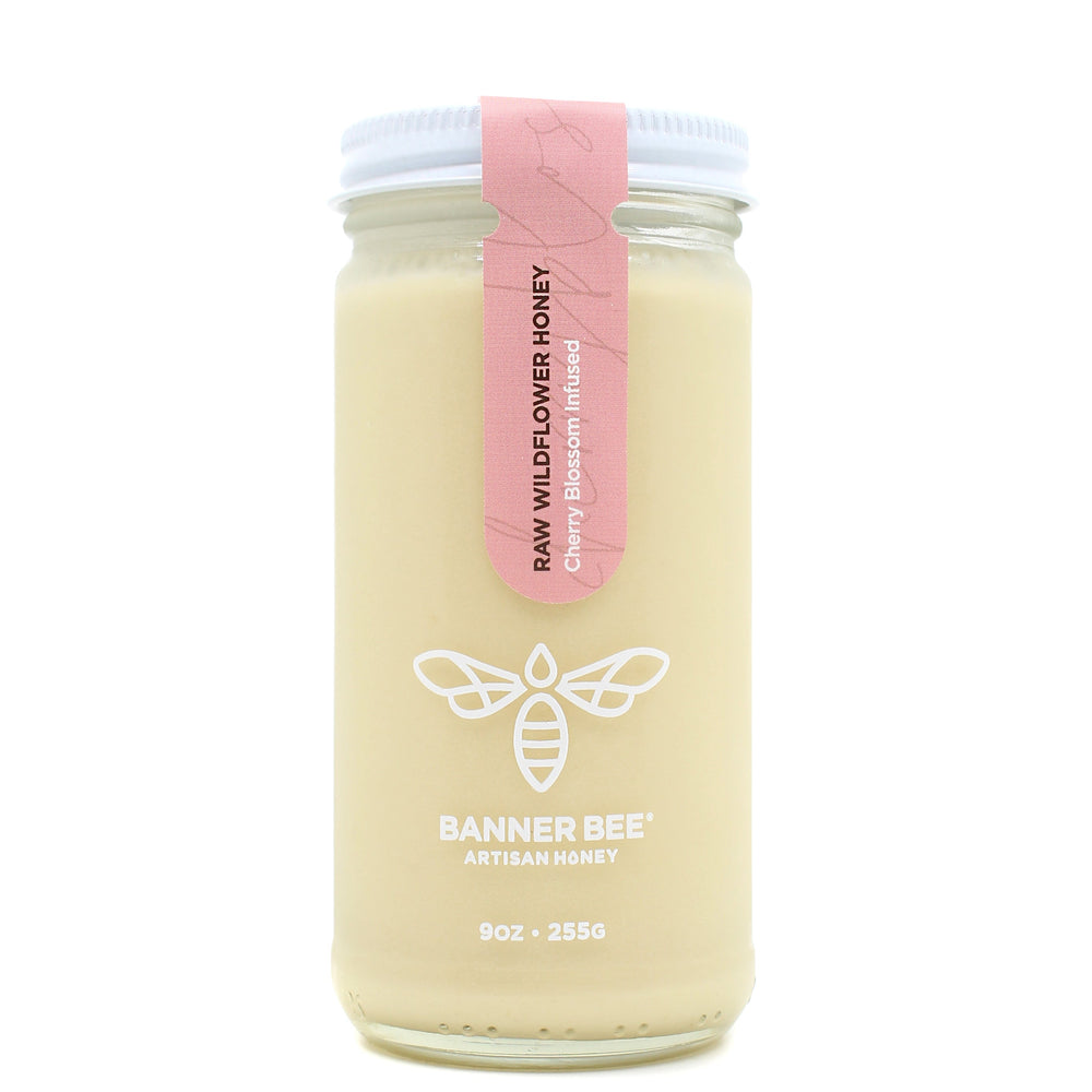 Cherry Blossom Infused Raw Honey