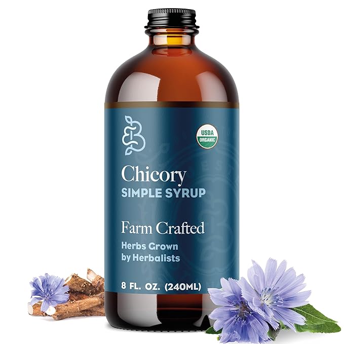 Roasted Chicory Root Simple Syrup