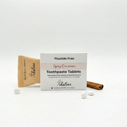 Fluoride-Free Cinnamon Toothpaste Tablets — 1 Month