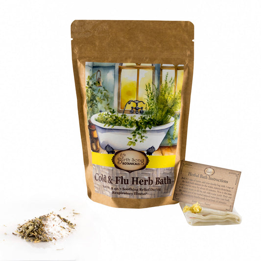 Cold and Flu Herbal Bath