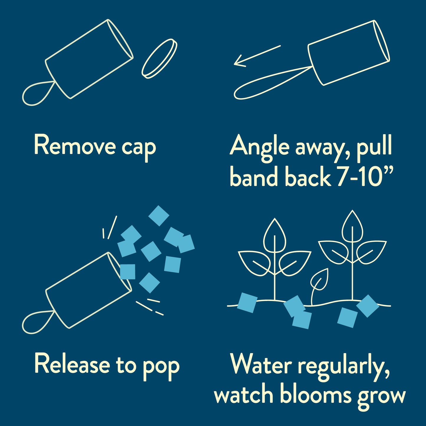 Seed Confetti Popper/Cracker