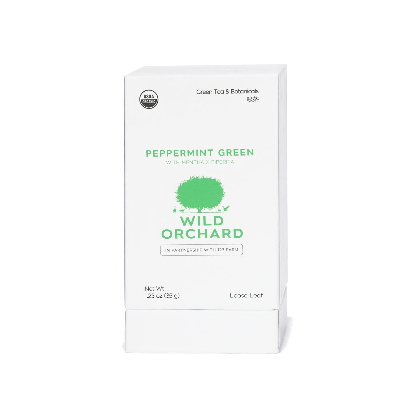 Green Tea Blend: Peppermint Green - Organic Loose Leaf