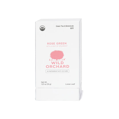 Green Tea Blend: Rose Green - Organic Loose Leaf