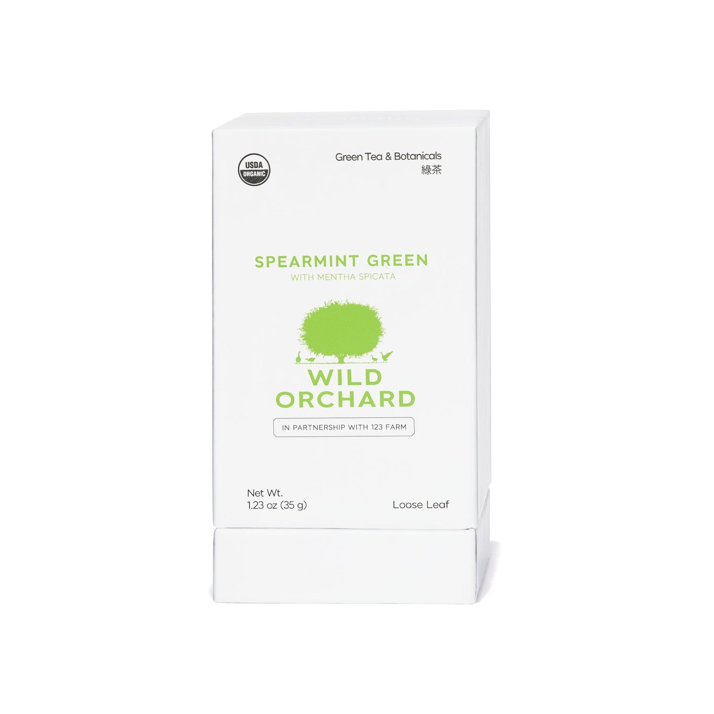 Green Tea Blend: Spearmint Green - Organic Loose Leaf
