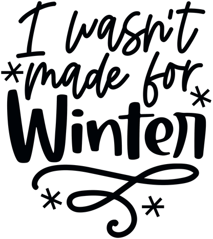Humorous Winter Laser Engraved Mason Jar Sleeves