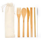 Travel Cutlery - Bamboo Set