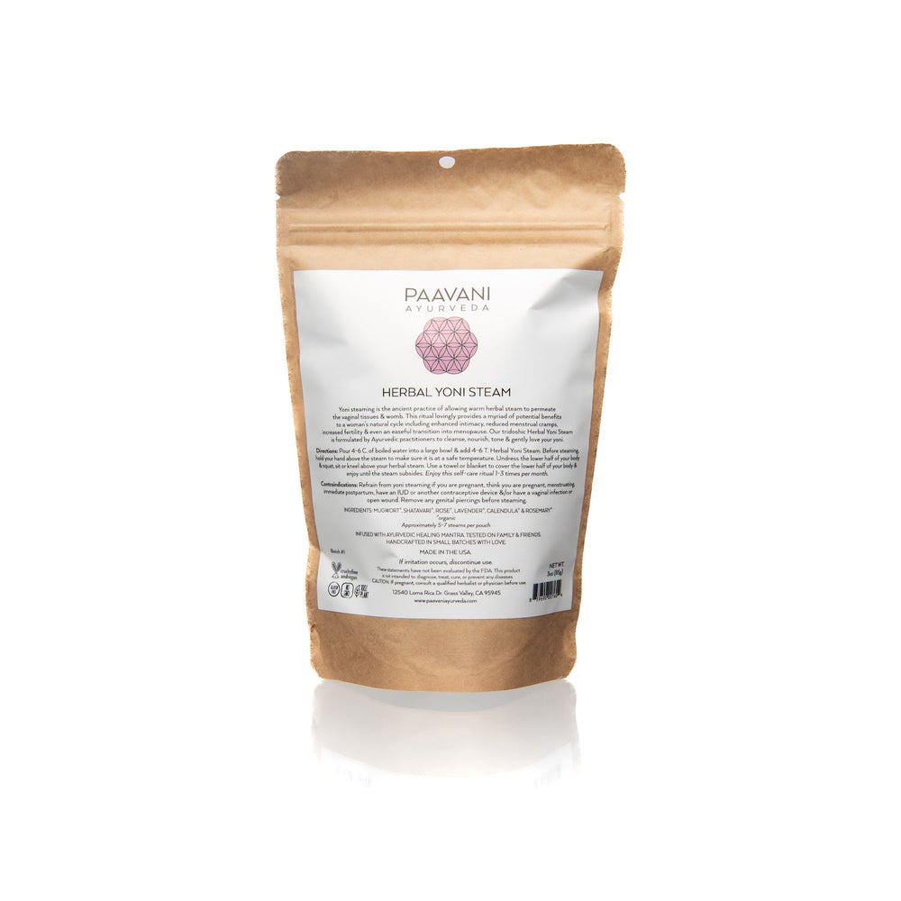 Herbal Yoni Steam: Ayurvedic Vaginal Steam for Reproductive Health