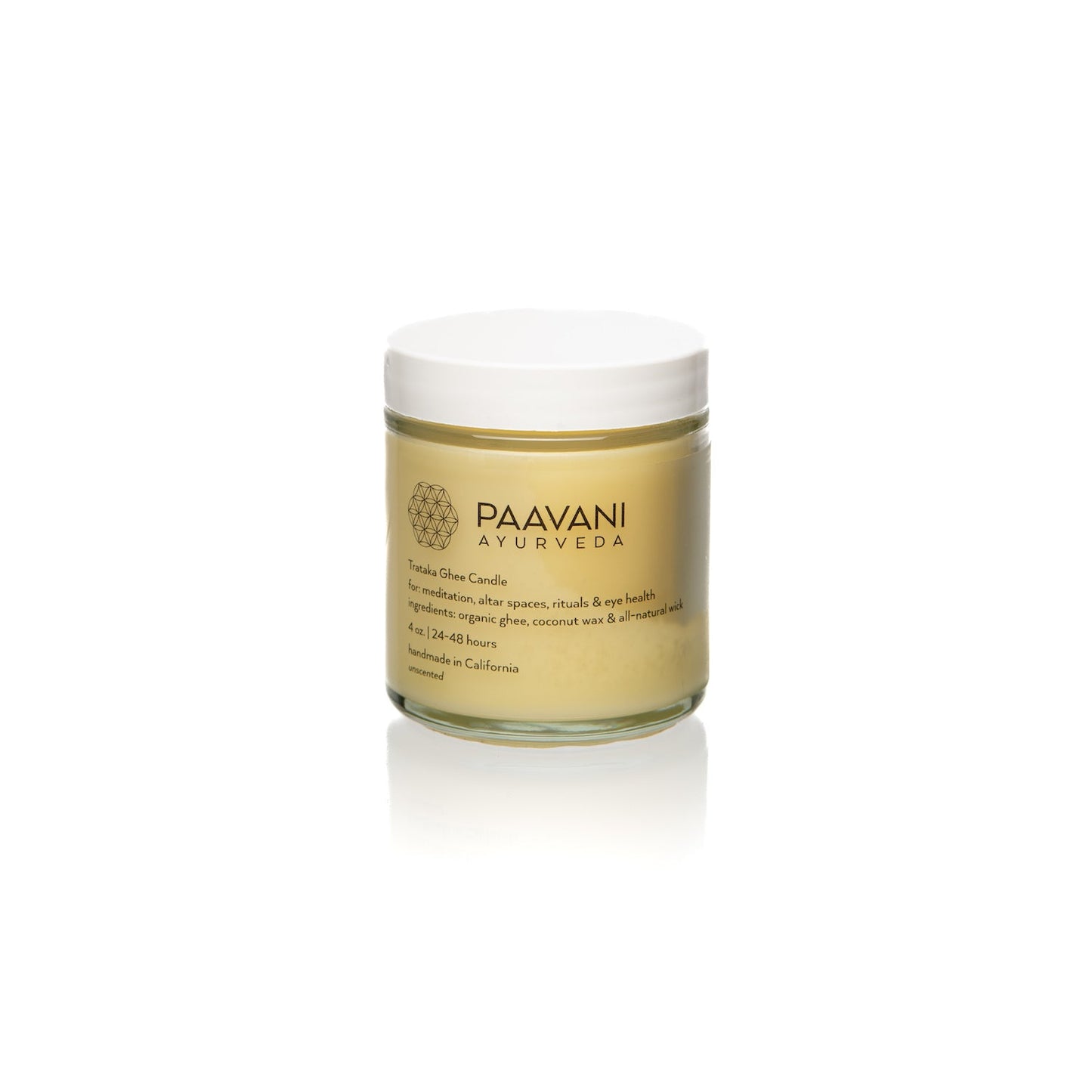 Trataka Ghee Candle | Ayurvedic Meditation Candle for Focus & Eye Health