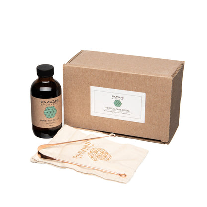 Mint Oral Care Ritual: Ayurvedic Oil Pulling & Tongue Cleaning