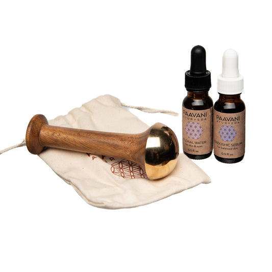 Radiant Skin Ritual: Ayurvedic Kansa Wand Facial Massage Kit