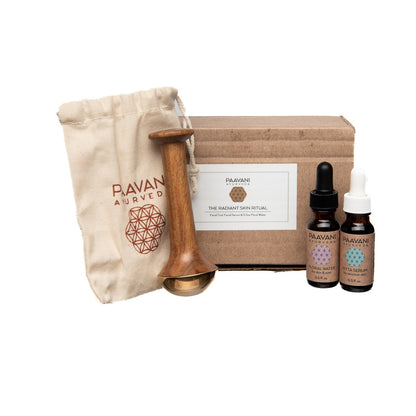 Radiant Skin Ritual: Ayurvedic Kansa Wand Facial Massage Kit