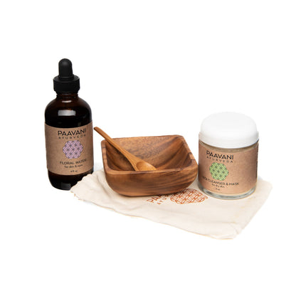 Cleanser & Mask Ritual: Ayurvedic Facial Cleansing Kit