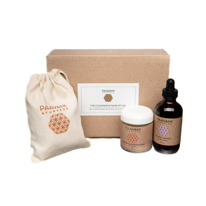 Cleanser & Mask Ritual: Ayurvedic Facial Cleansing Kit