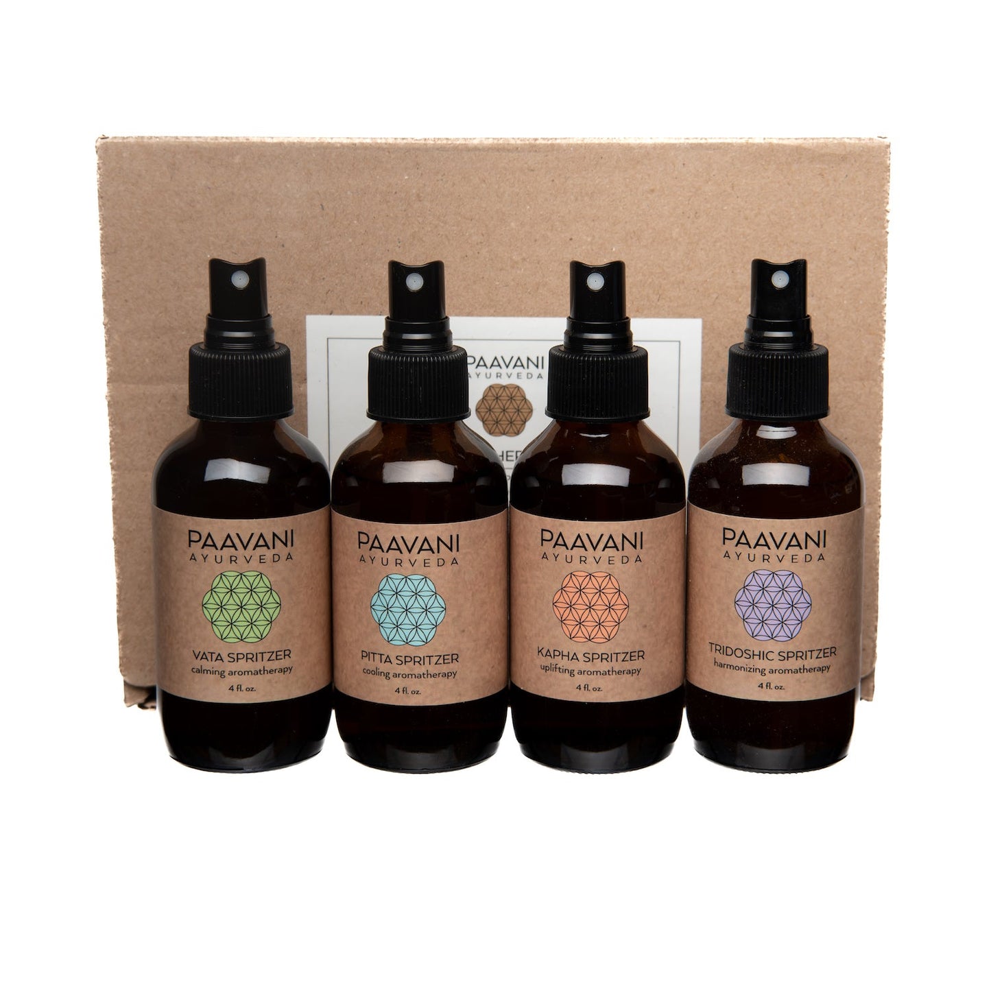 The Aromatherapy Ritual Kit: Ayurvedic Spritzers for Mood & Dosha Balance